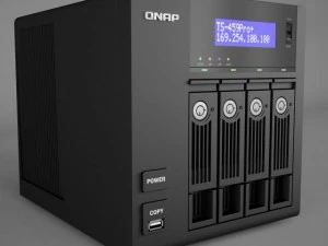 qnap ağa bağlı depolama sunucusu 3D Model