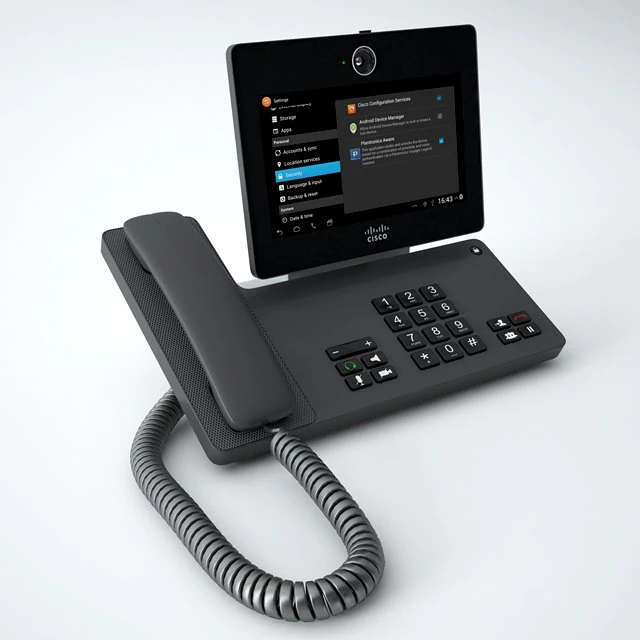 cisco phone dx 650 3D Model .c4d .max .obj .3ds .fbx .stl .blend 
