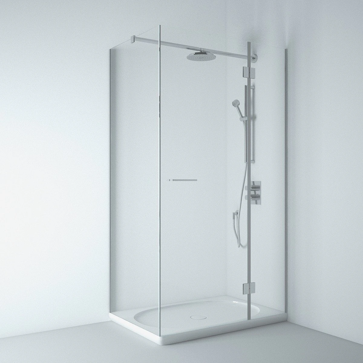 shower bath laufen 3D Model .c4d .max .obj .3ds .fbx .stl .blend 
