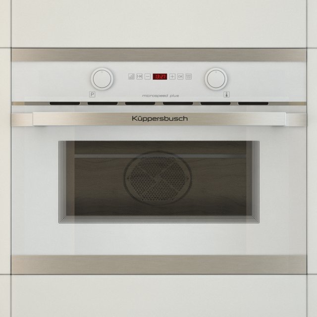 kuppersbusch emwk 6260 microwave 3D Model .c4d .max .obj .3ds .fbx .stl .blend 