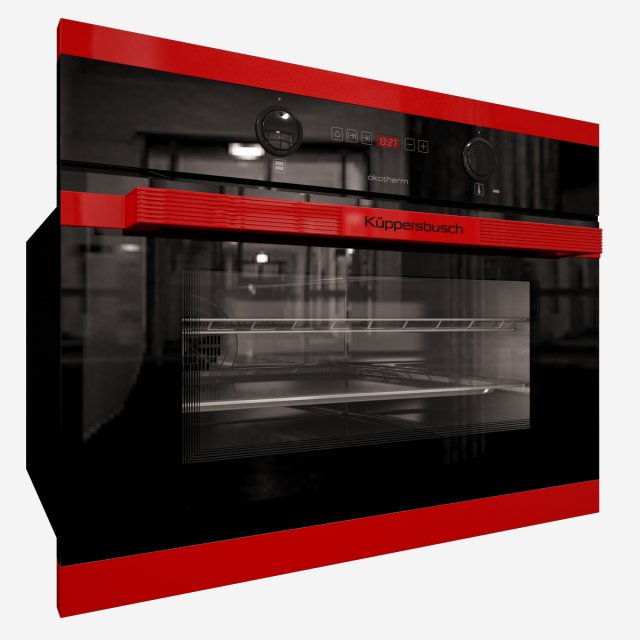 kuppersbusch eeb 6260 jxr compact oven Modelo 3D .c4d .max .obj .3ds .fbx .stl .blend 