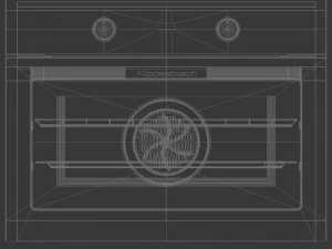 kuppersbusch eeb 6260 jxr compact oven 3D Model