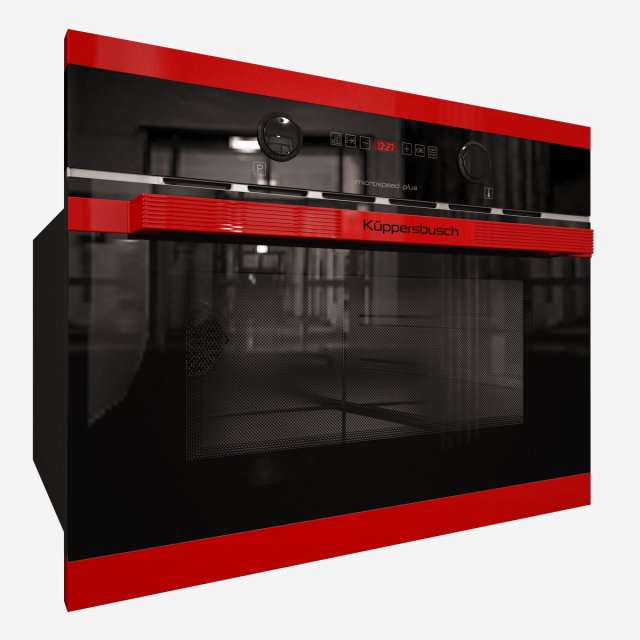 kuppersbusch emwk 6260 jr microwave Modèle 3D .c4d .max .obj .3ds .fbx .stl .blend 