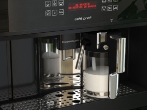 kuppersbusch ekv6500 black coffee machine 3D Model