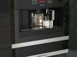 kuppersbusch ekv6500 black coffee machine 3D Model