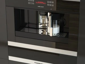 kuppersbusch ekv6500 black coffee machine 3D Model