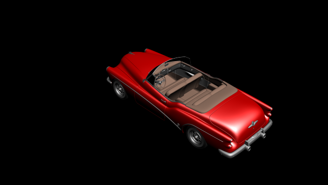 buick skylark convertible 1953 3D Model .c4d .max .obj .3ds .fbx .stl .blend 
