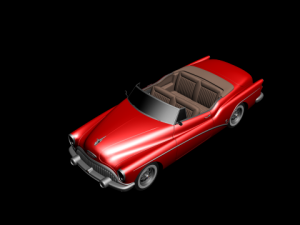 buick skylark convertible 1953 3D Model