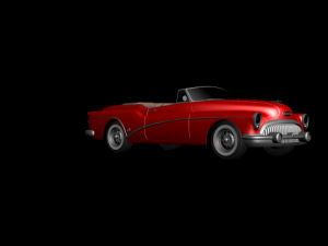 buick skylark convertible 1953 3D Model