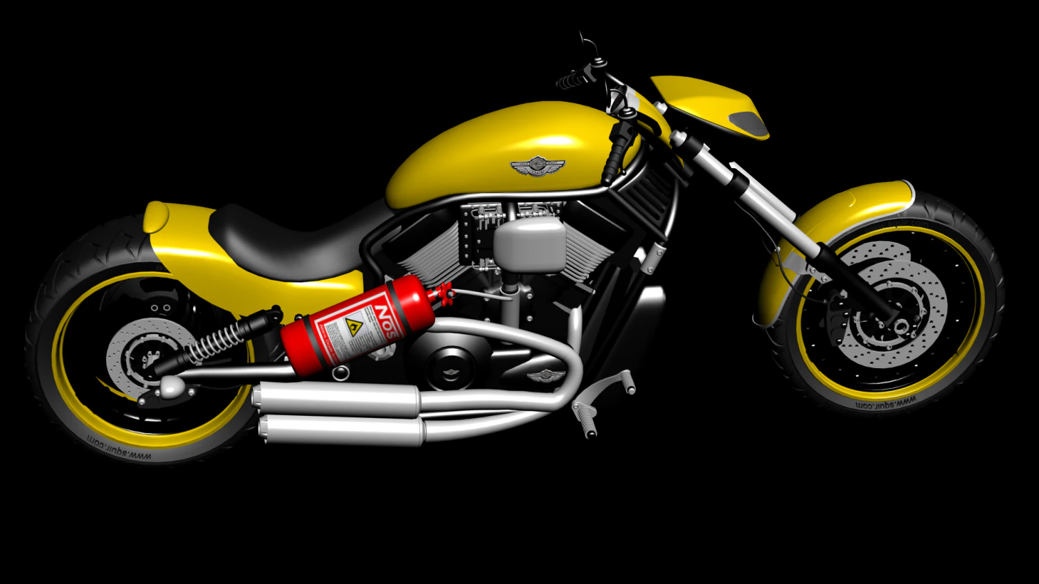 harley 3D Model .c4d .max .obj .3ds .fbx .stl .blend 