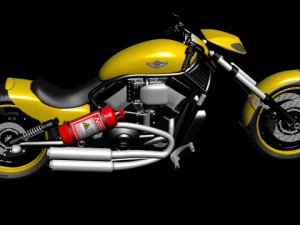 Harley Modello 3D