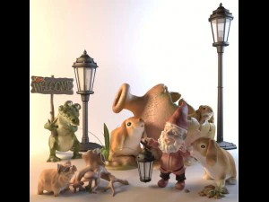 hardscape elements 3D Model