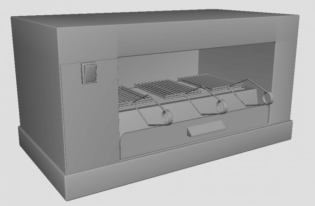 toaster 3D Model .c4d .max .obj .3ds .fbx .stl .blend 