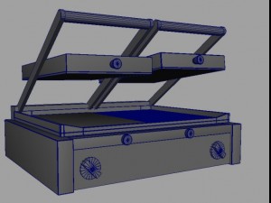 sandwich plate Modello 3D
