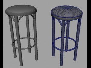 stool Modello 3D
