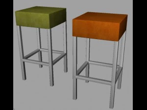 Hocker 3D Modell