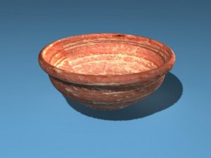 medieval bowl 3Dモデル