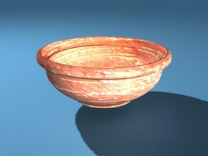 medieval bowl 3Dモデル