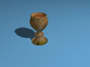 medieval clay cup Modelo 3D