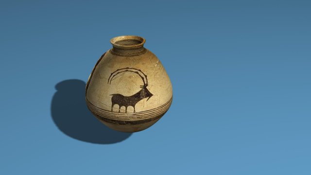 american indian pottery 3D Model .c4d .max .obj .3ds .fbx .stl .blend 