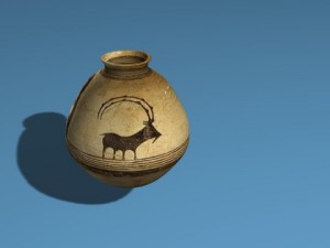 american indian pottery Modelo 3D