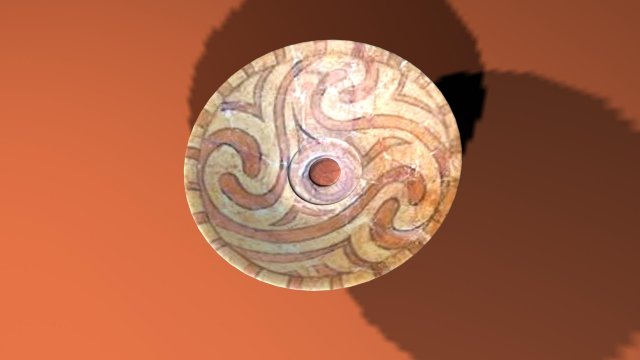 neolithic plate 3D Model .c4d .max .obj .3ds .fbx .stl .blend 