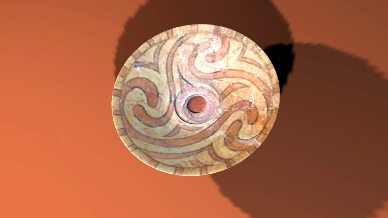 neolithic plate 3D Model .c4d .max .obj .3ds .fbx .stl .blend 