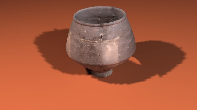 neolithic cup 3D Model .c4d .max .obj .3ds .fbx .stl .blend 