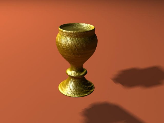 gold cup 3D Model .c4d .max .obj .3ds .fbx .stl .blend 