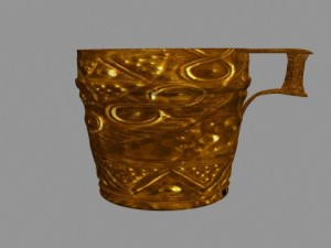 old gold cup Modelo 3D
