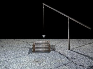 wooden well Modelo 3D