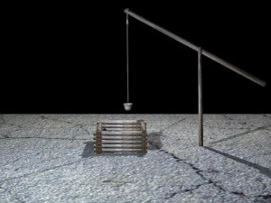 pozo de madera Modelo 3D