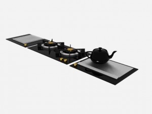stove 3D 모델