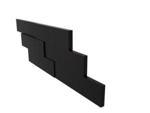 seamless stone wall tile Model 3D