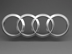 audi logo 3D Model