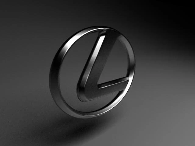 lexus logo 3D Model .c4d .max .obj .3ds .fbx .stl .blend 
