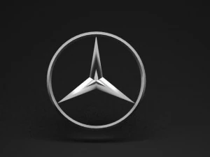 mercedes logo 3D Model
