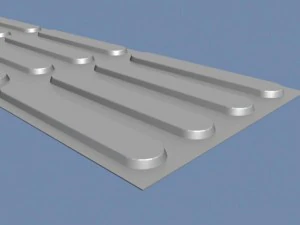 t&aacute;til direcional Modelo 3D