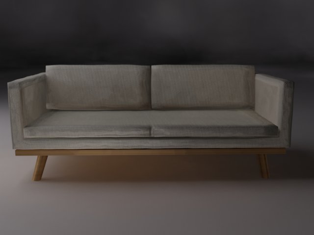 oscar three seater sofa 3D-Modell .c4d .max .obj .3ds .fbx .stl .blend 