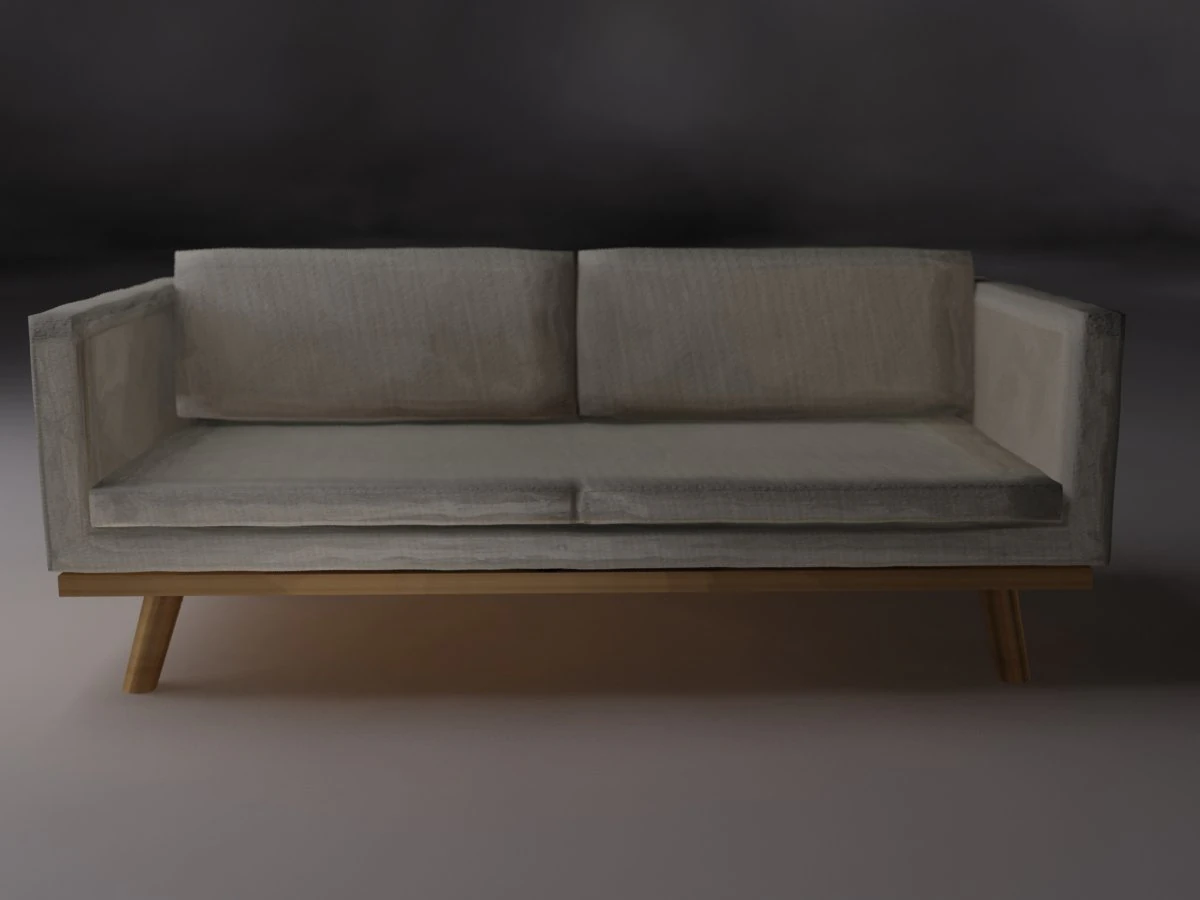 oscar three seater sofa 3D Model .c4d .max .obj .3ds .fbx .stl .blend 