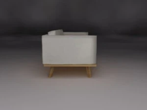 oscar three seater sofa 3D Model