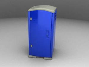 portable toilet 3D Model