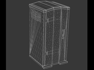 portable toilet 3D Model