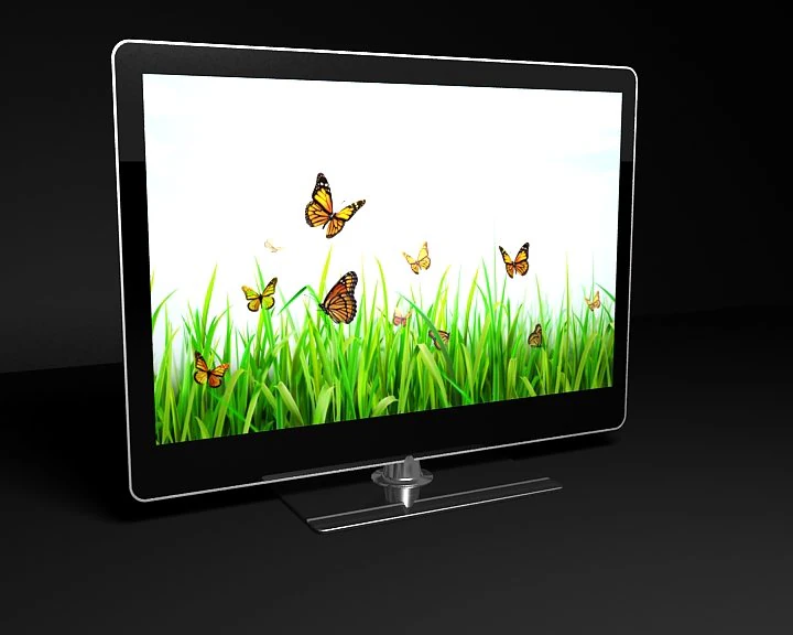 sharp quattron tv 3D Model .c4d .max .obj .3ds .fbx .stl .blend 
