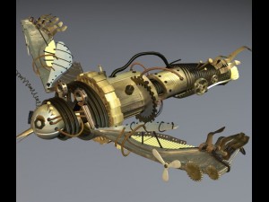 mechanical bird 3D Модель