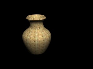 ancient egyptian pot 3D Модель