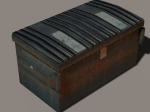 rusty dumpster 1 3D Model
