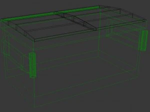 rusty dumpster 1 3D Model