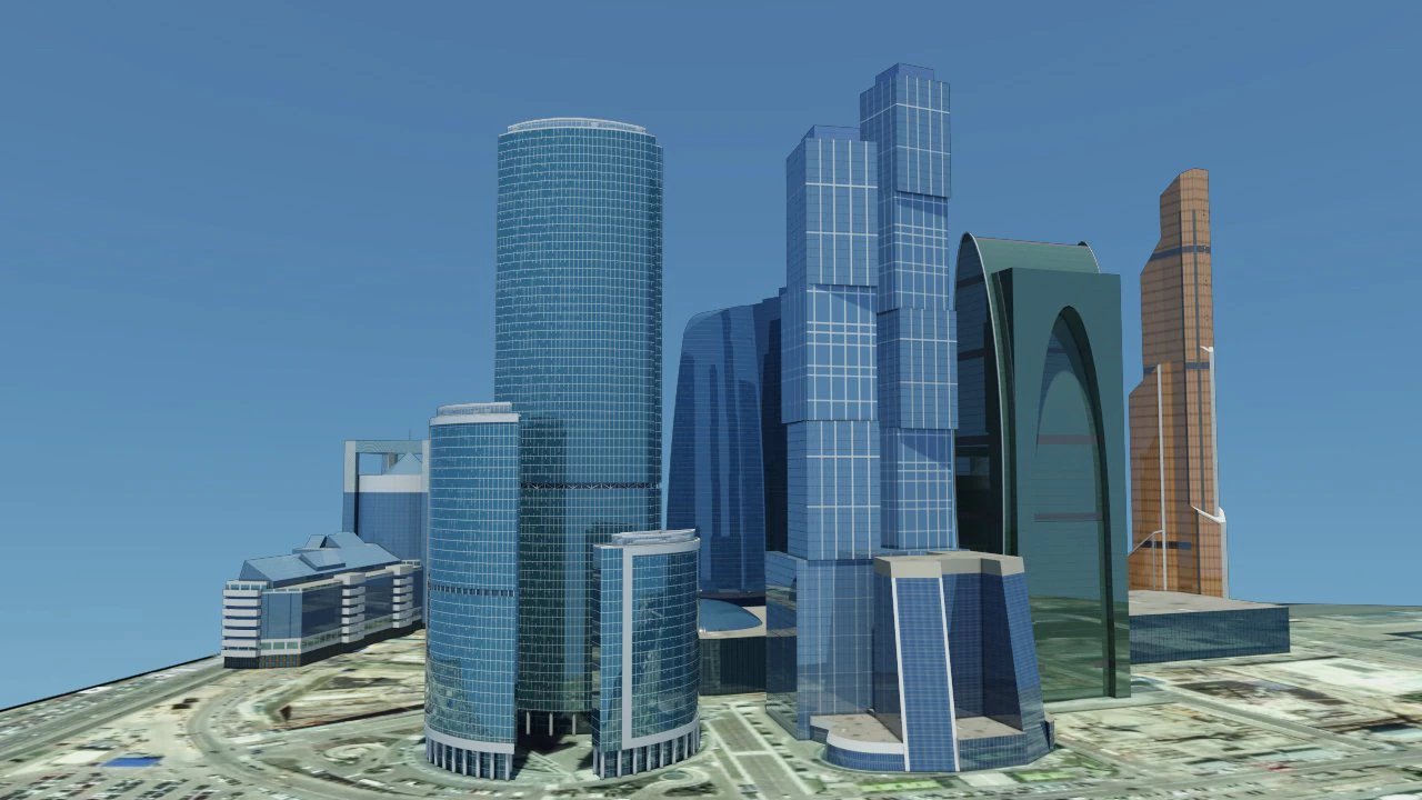 moscow city 2012 3D Model .c4d .max .obj .3ds .fbx .stl .blend 