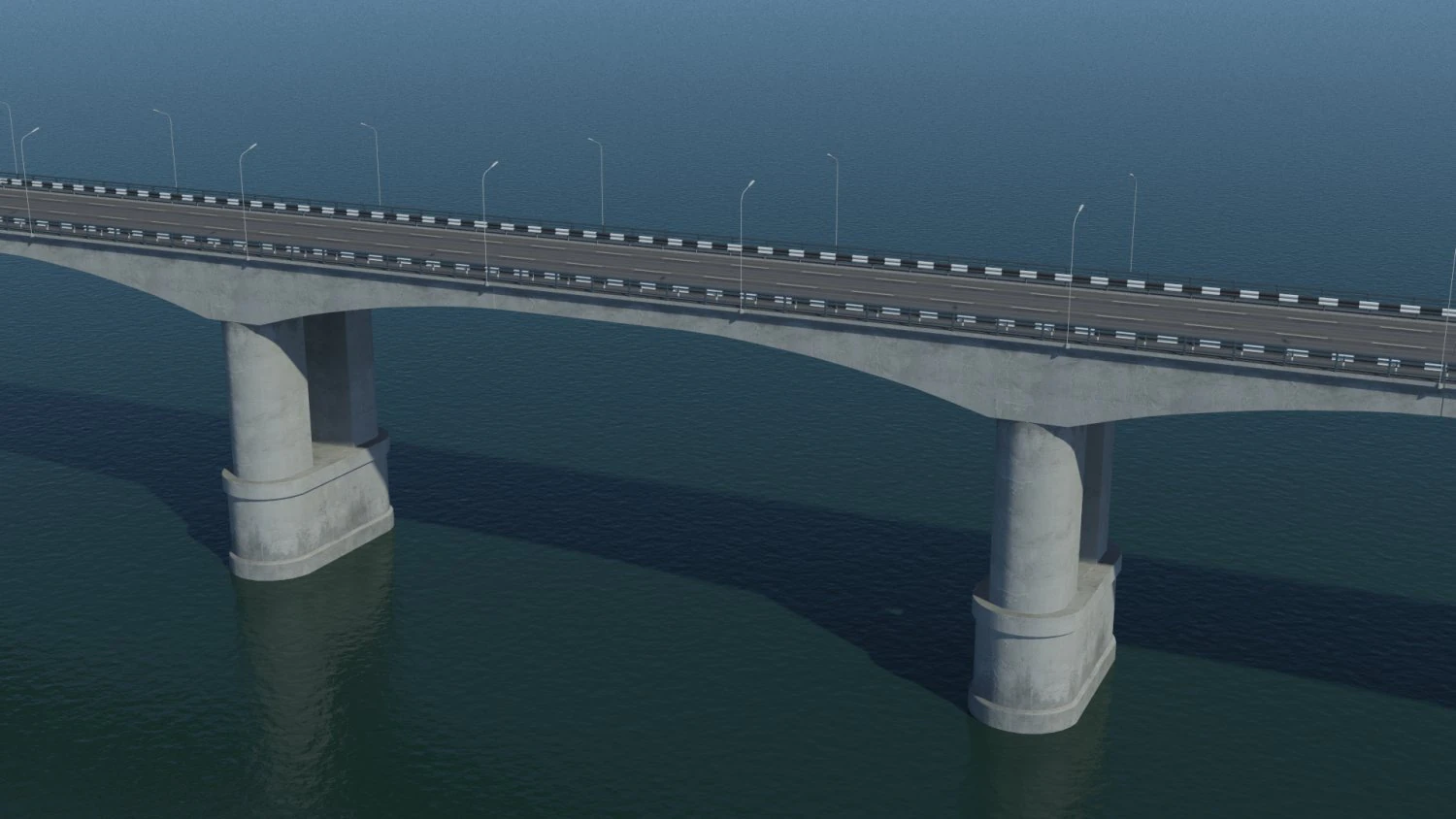 car bridge 3D Model .c4d .max .obj .3ds .fbx .stl .blend 